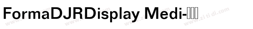 FormaDJRDisplay Medi字体转换